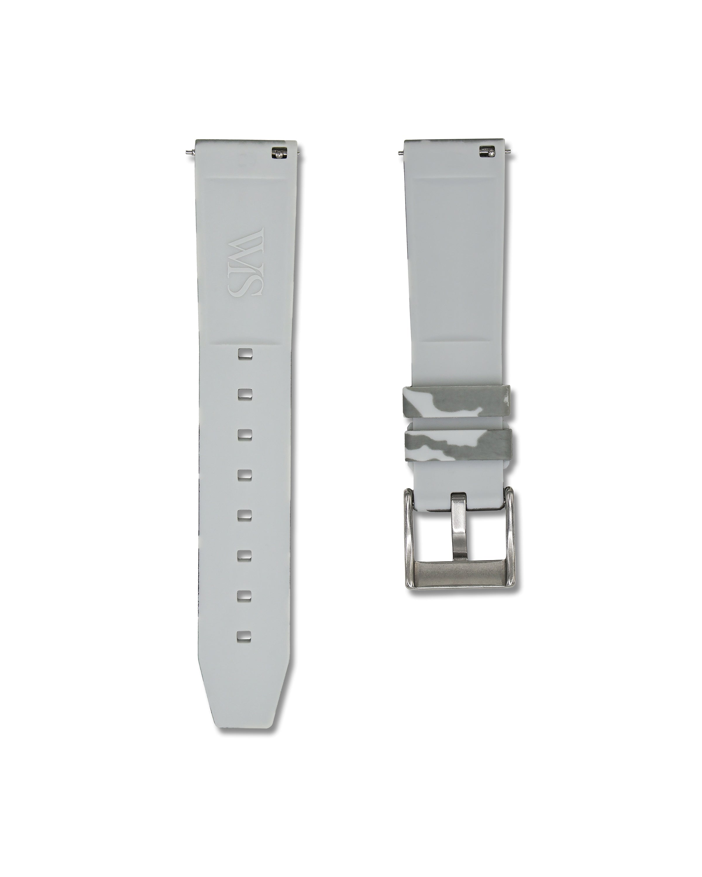 Arctic Camo Quick Release Rubber Strap 20mm