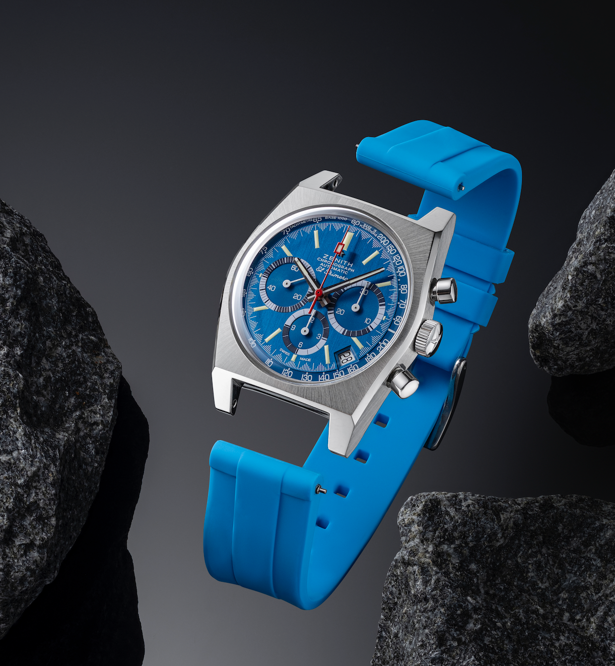 Miami Blue Quick Release Rubber Strap 20mm