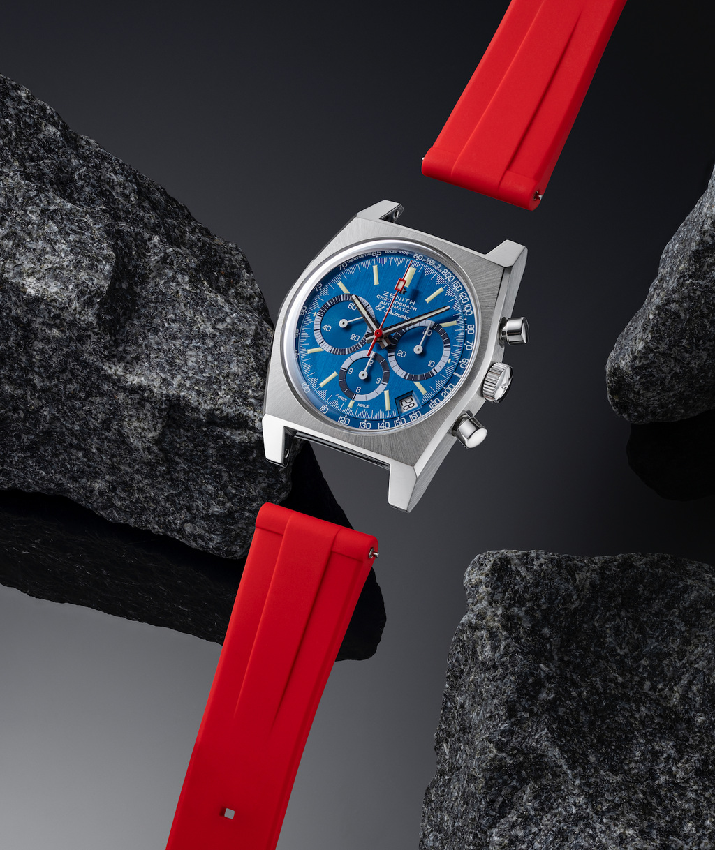 Scarlet Red Quick Release Rubber Strap 20mm