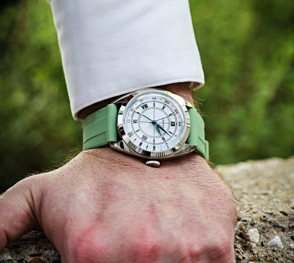 Sage Green Quick Release Rubber Strap 20mm